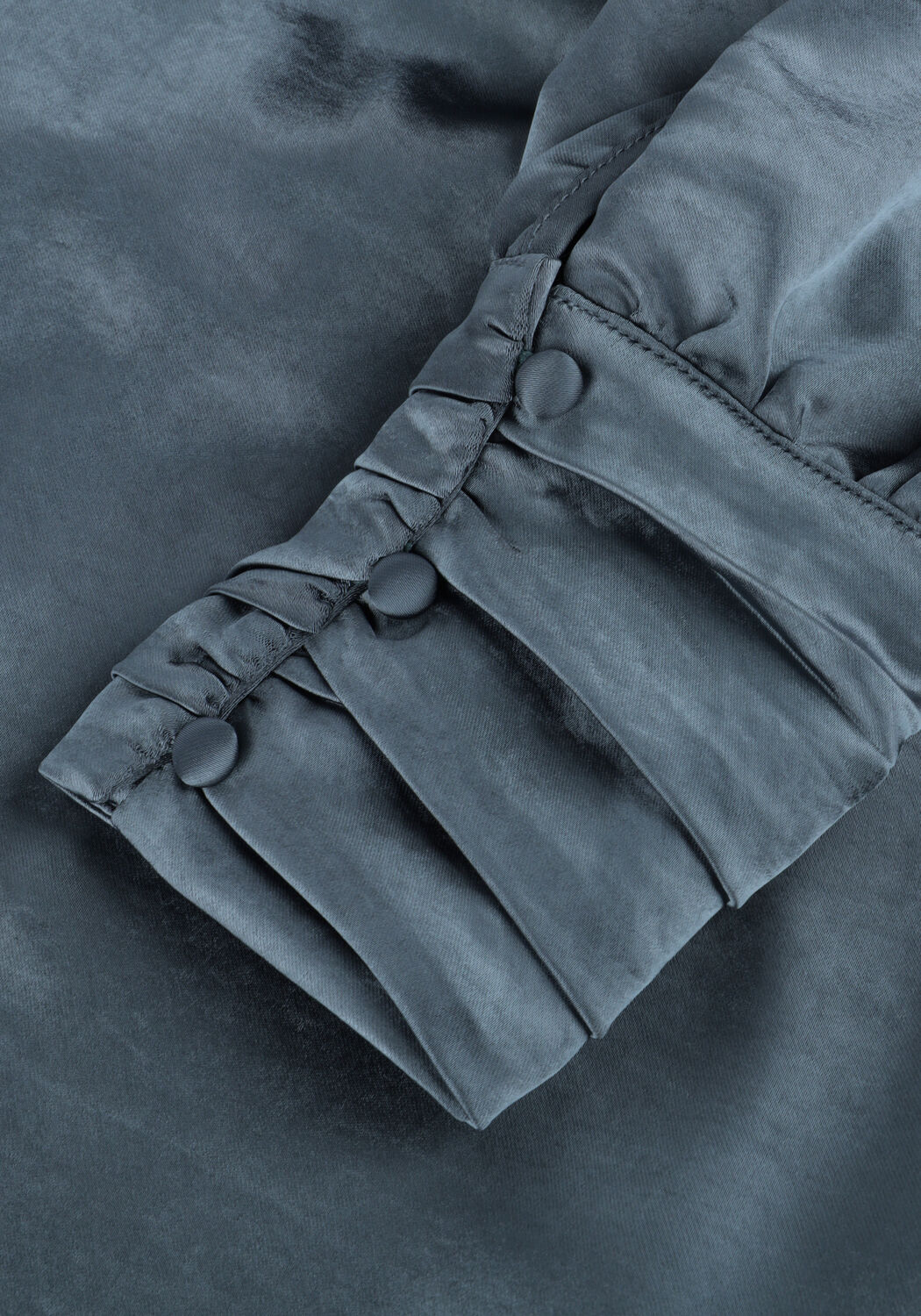 Blauwe NOTRE-V Midi jurk NV-DORISSA SATIN DRESS - large