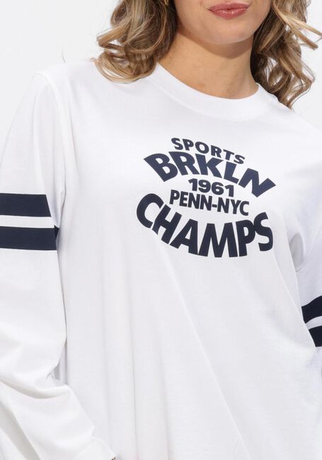 Witte PENN & INK Sweater LONGSLEEVE PRINT - large