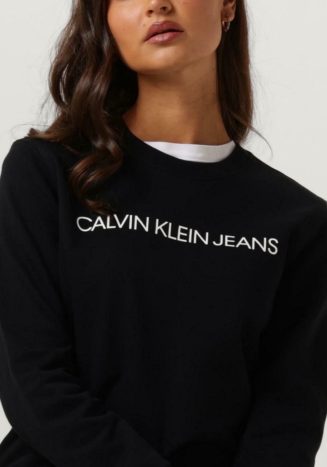 zwarte calvin klein trui institutional core logo cn