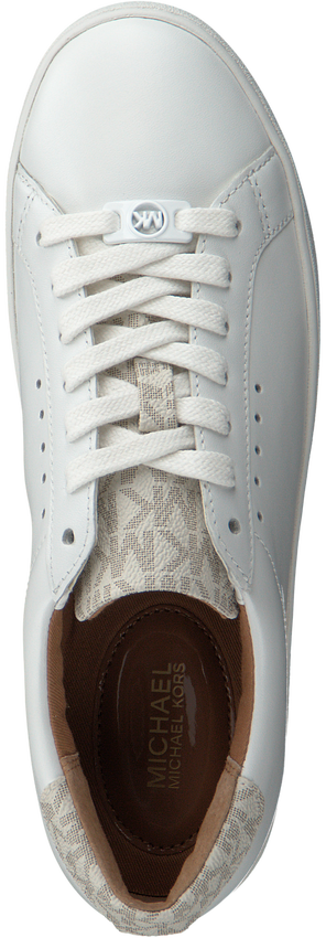 witte michael kors sneakers irving lace up