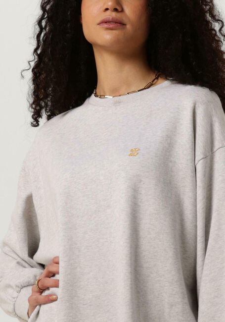 Grijze BY-BAR Midi jurk BIBI SWEAT DRESS - large