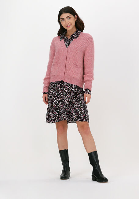 Roze CO'COUTURE Vest LEONA V-KNIT CARDIGAN Roze CO'COUTURE Vest LEONA V-KNIT CARDIGAN - large