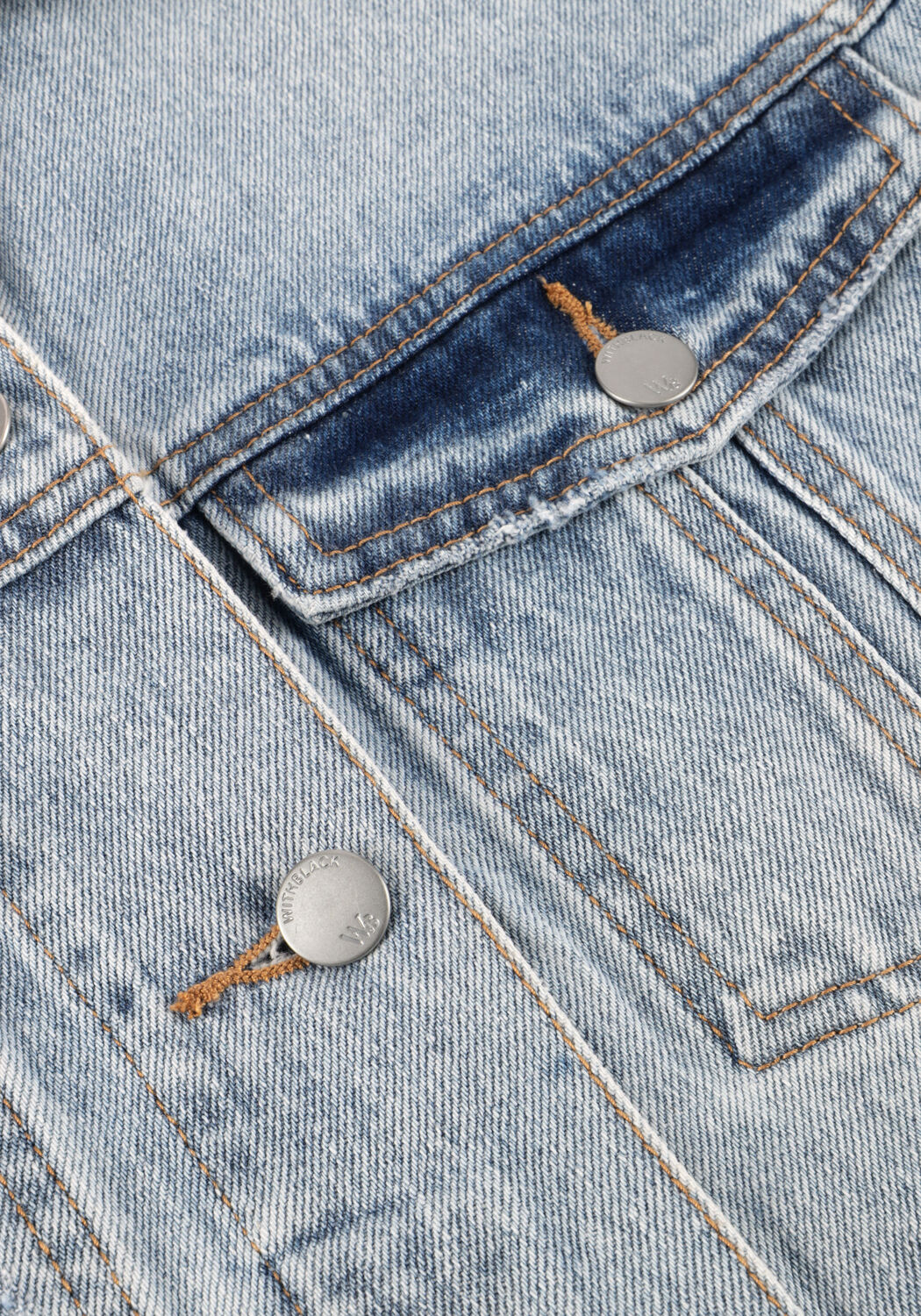 Lichtblauwe WITHBLACK Spijkerjas WBLMARTHA DENIM JACKET - large