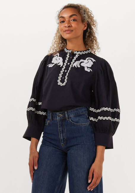 Donkerblauwe ANTIK BATIK Blouses DALI BLOUSE - large