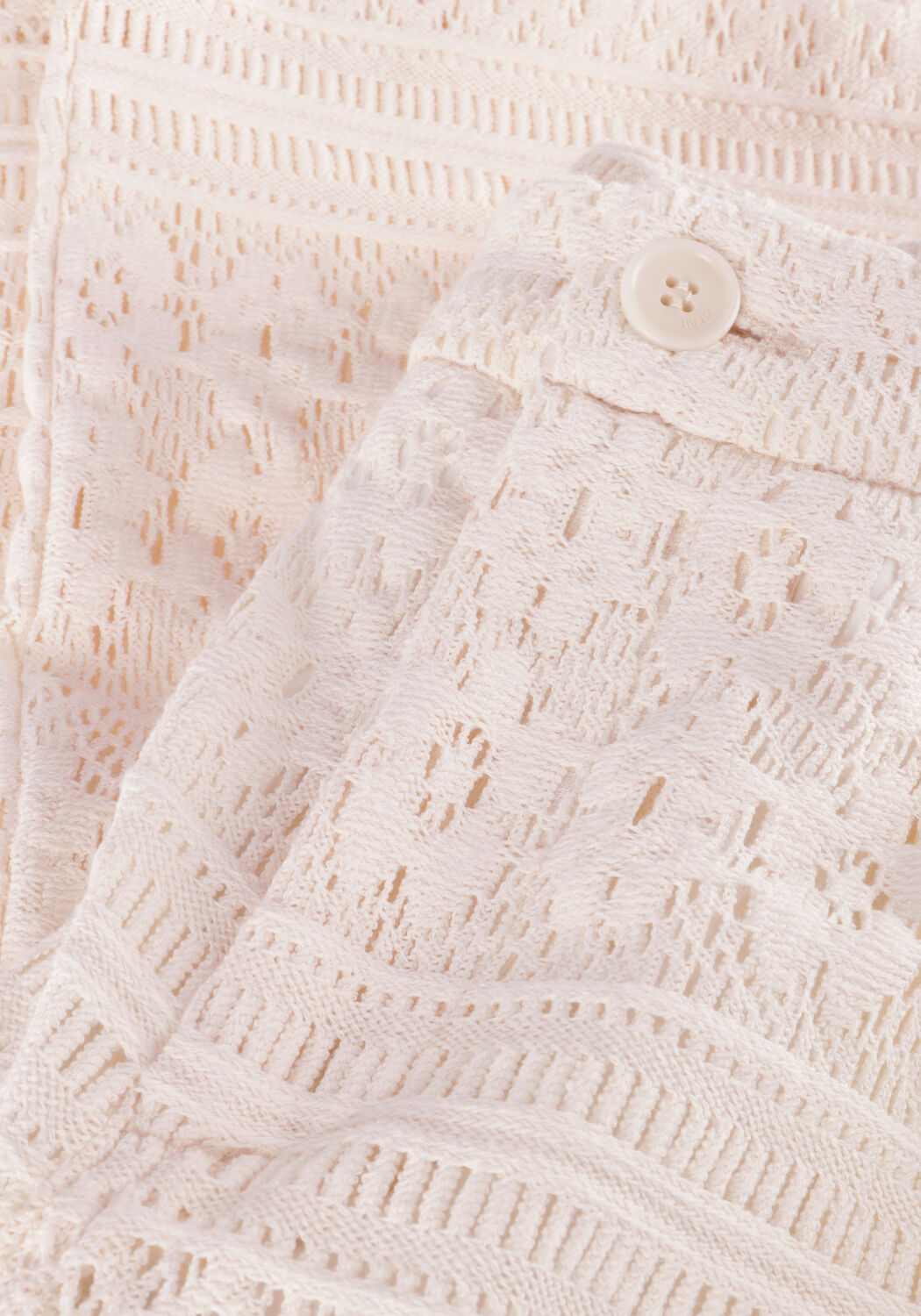 Creme LIU JO Pantalon PIZZO MACRAME TP PANTS - large