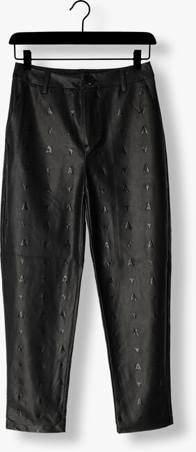 Zwarte ALIX THE LABEL Pantalon LOGO FO LEATHER PANTS - large