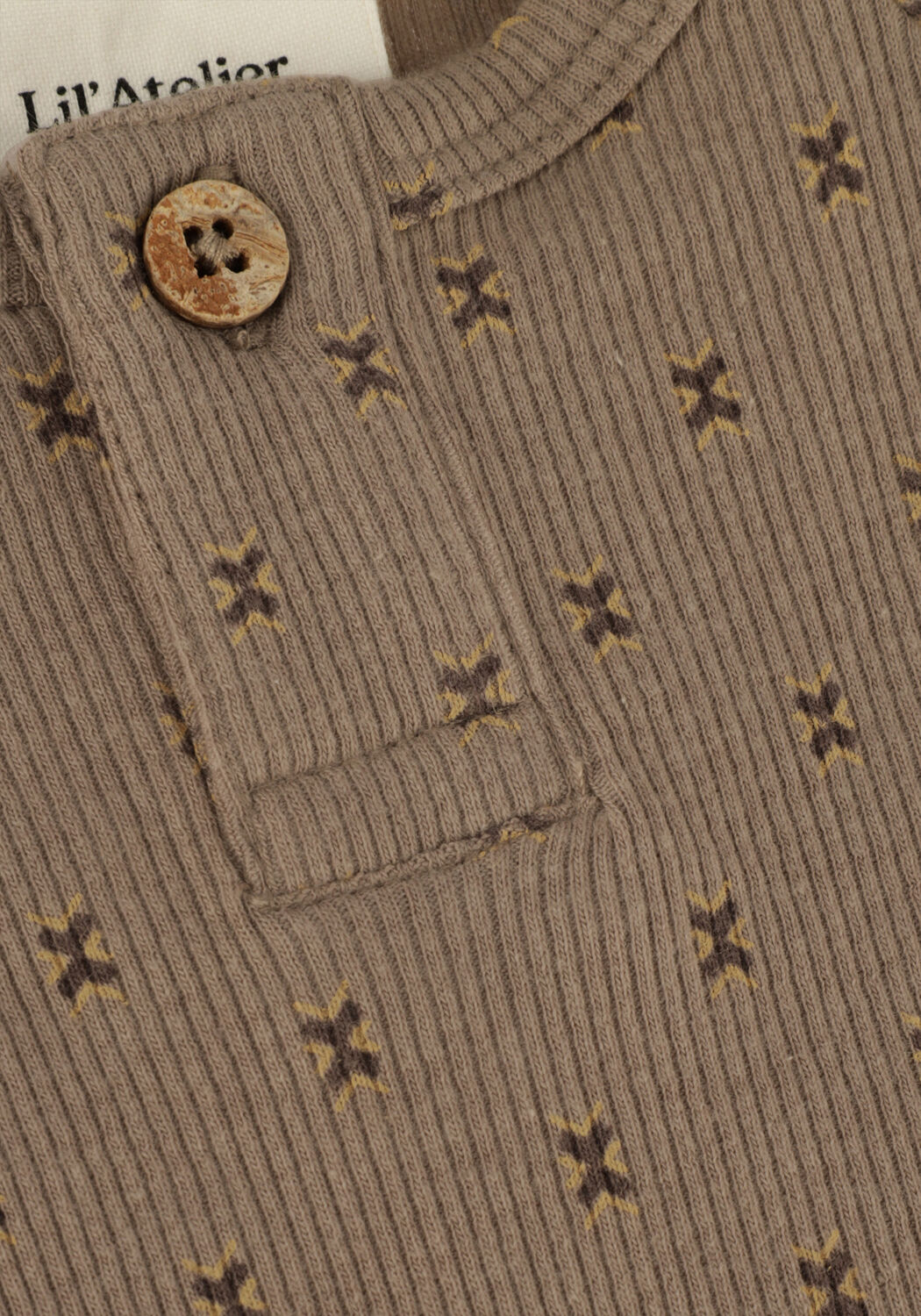 Bruine LIL' ATELIER Rompers NBMGAGO LS SLIM BODY - large