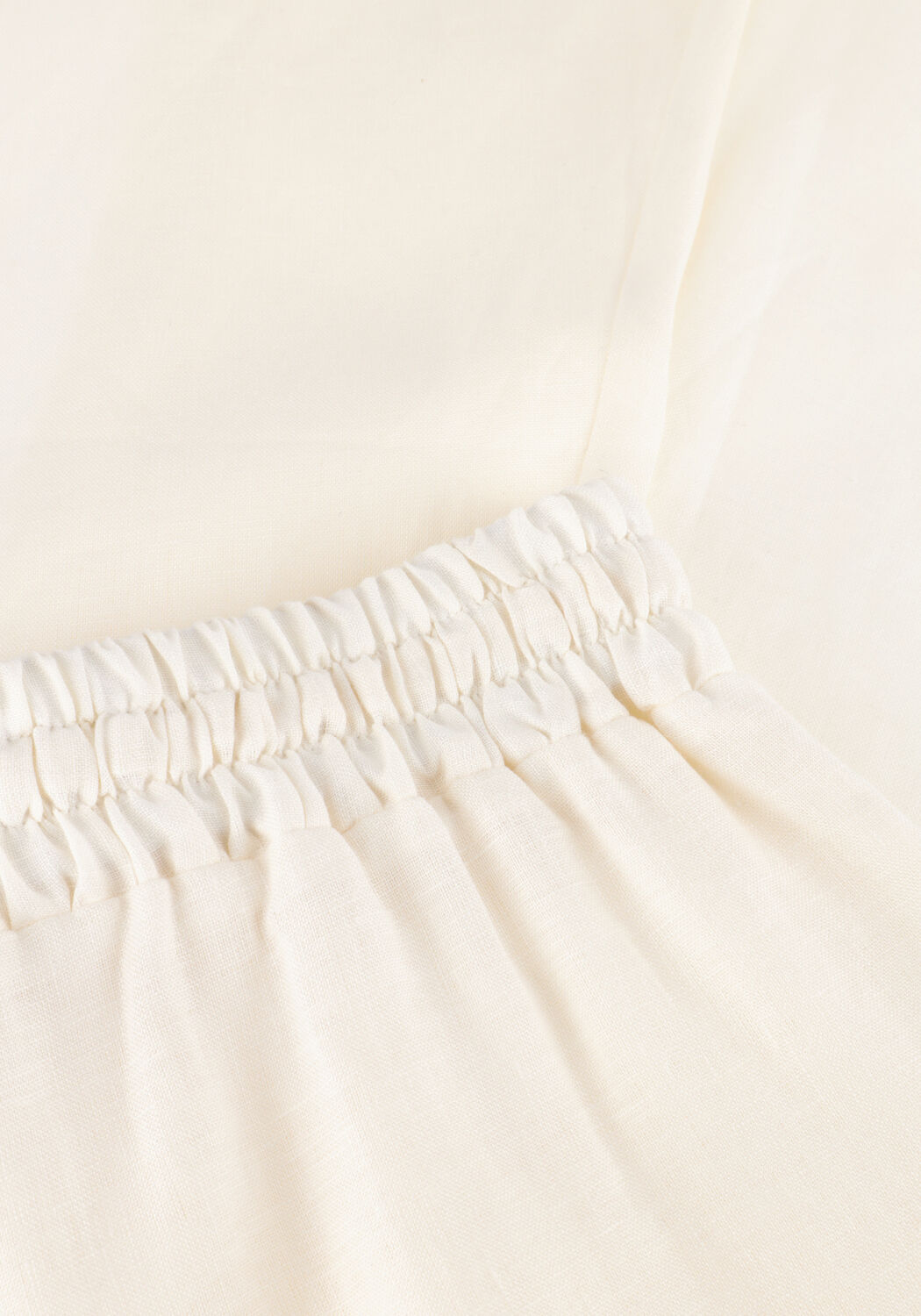 Witte GREEK ARCHAIC KORI Wijde broek 110131 - large