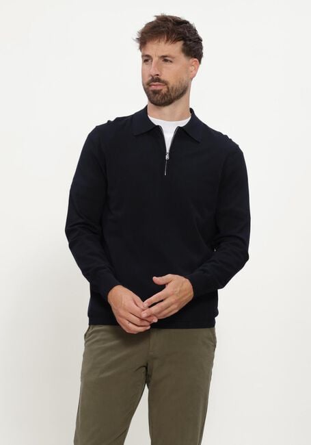 Donkerblauwe PROFUOMO Trui LUXURY BASIC - large