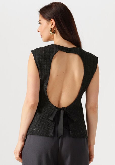 Zwarte NEO NOIR Top RAFLI BOUCLE TOP - large