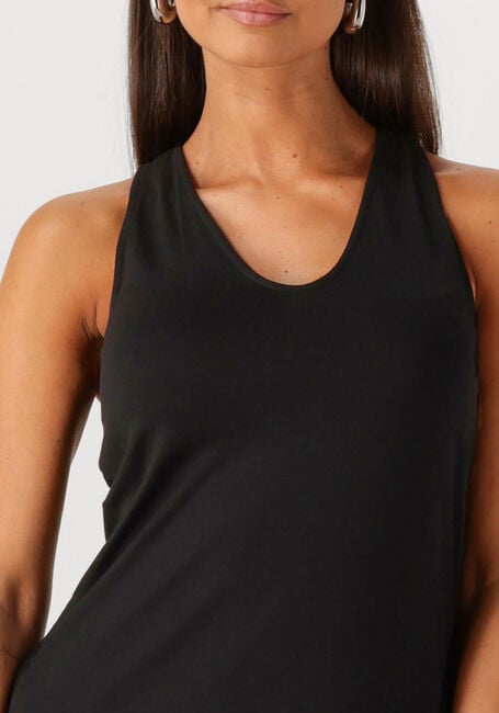 Zwarte JANSEN AMSTERDAM Maxi jurk FEIJA JURK V 571 - large