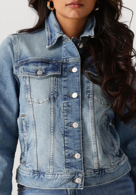 Lichtblauwe TOMMY JEANS Spijkerjas CLASSIC TRUCKER JACKET AI8113 - large