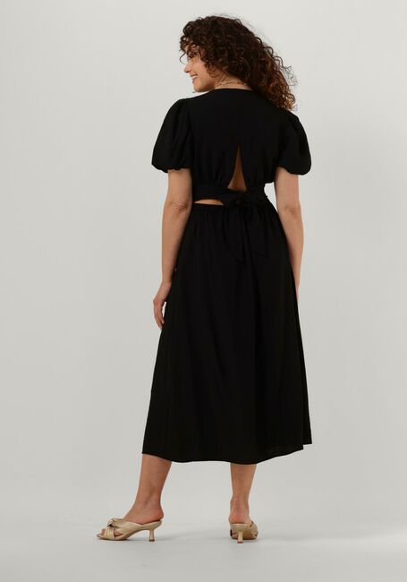 Zwarte Y.A.S. Midi jurk YASCLEMA SS MIDI DRESS - large