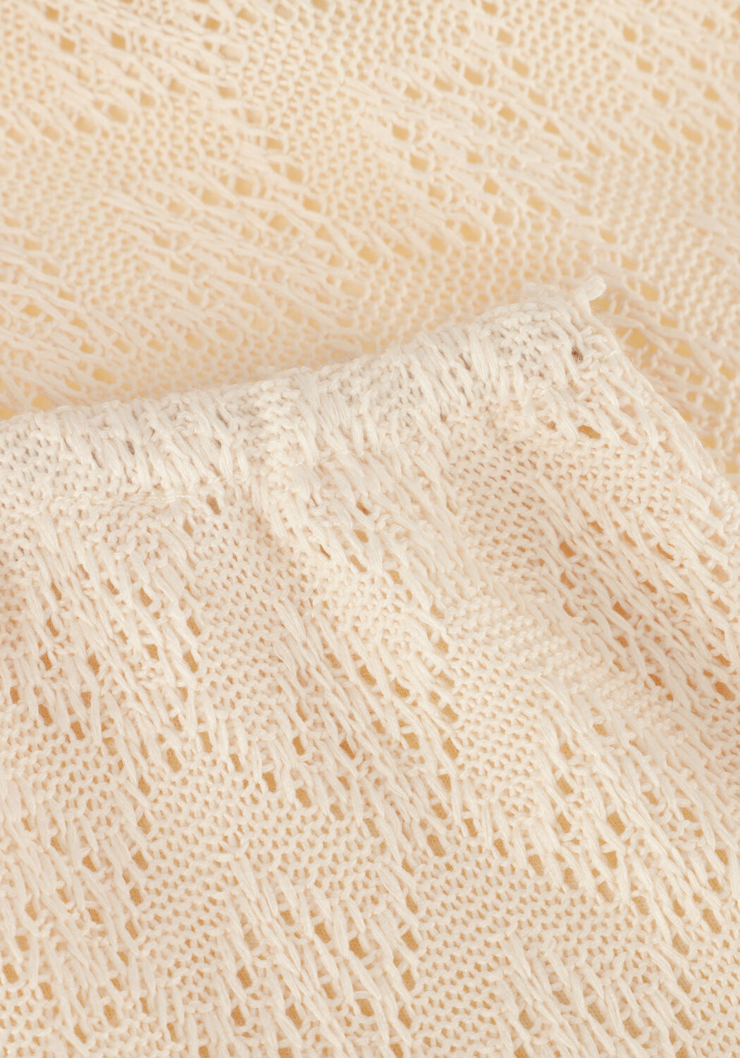 Ecru LIKE FLO Top CASSIE ONE SHOULDER TOP - large