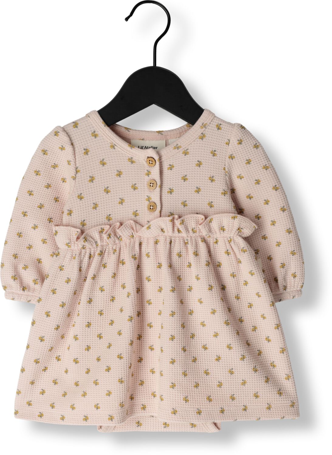 LIL' ATELIER Baby Jurken Nbfdesma Ls Body Dress Lil Lichtroze