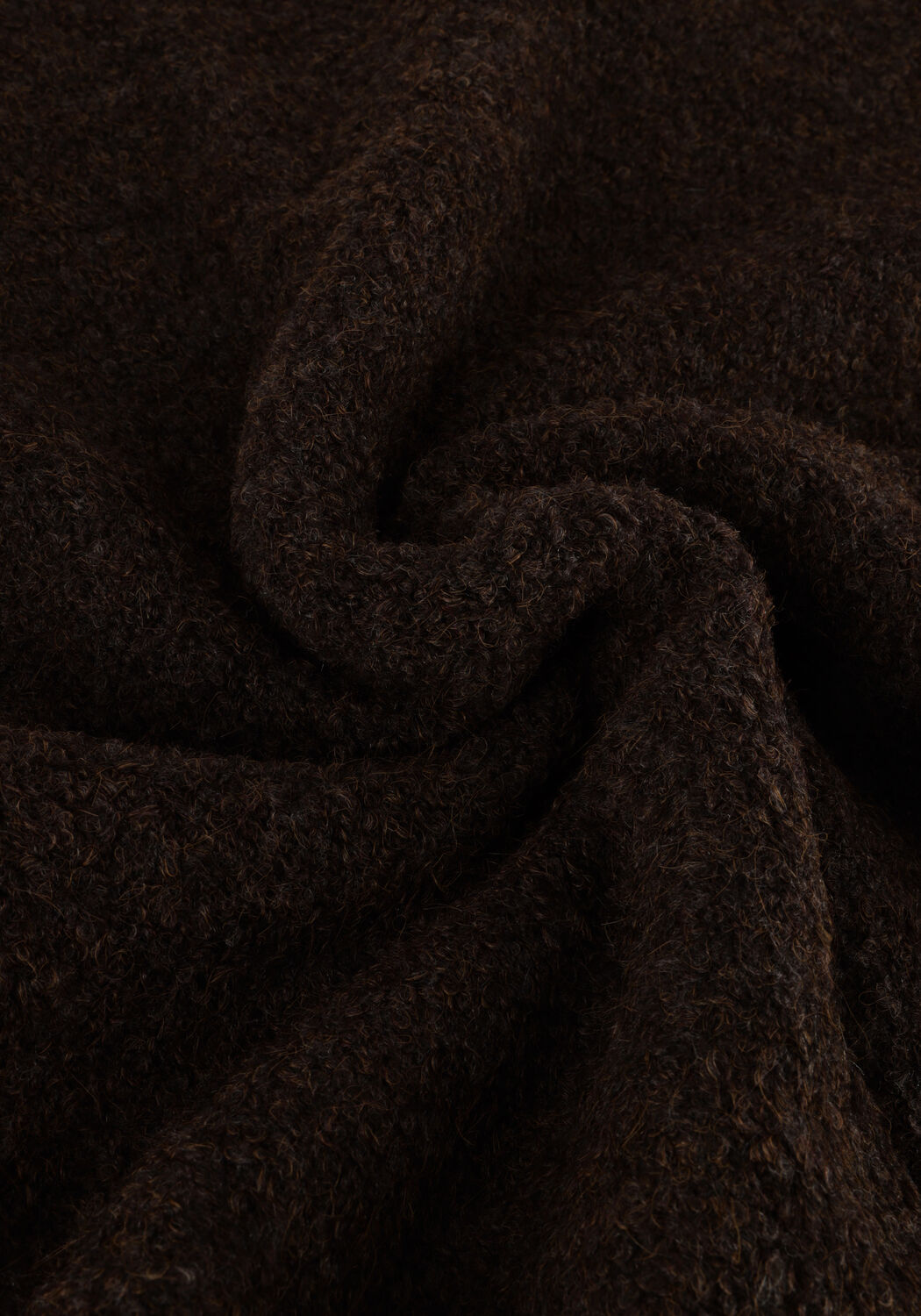 Bruine NOTRE-V Trui NV-CLARICE BOUCLE KNIT BLOUSE - large