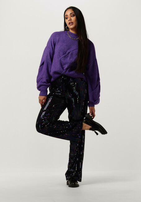 Paarse Y.A.S. Trui YASLEXU LS KNIT PULLOVER - large