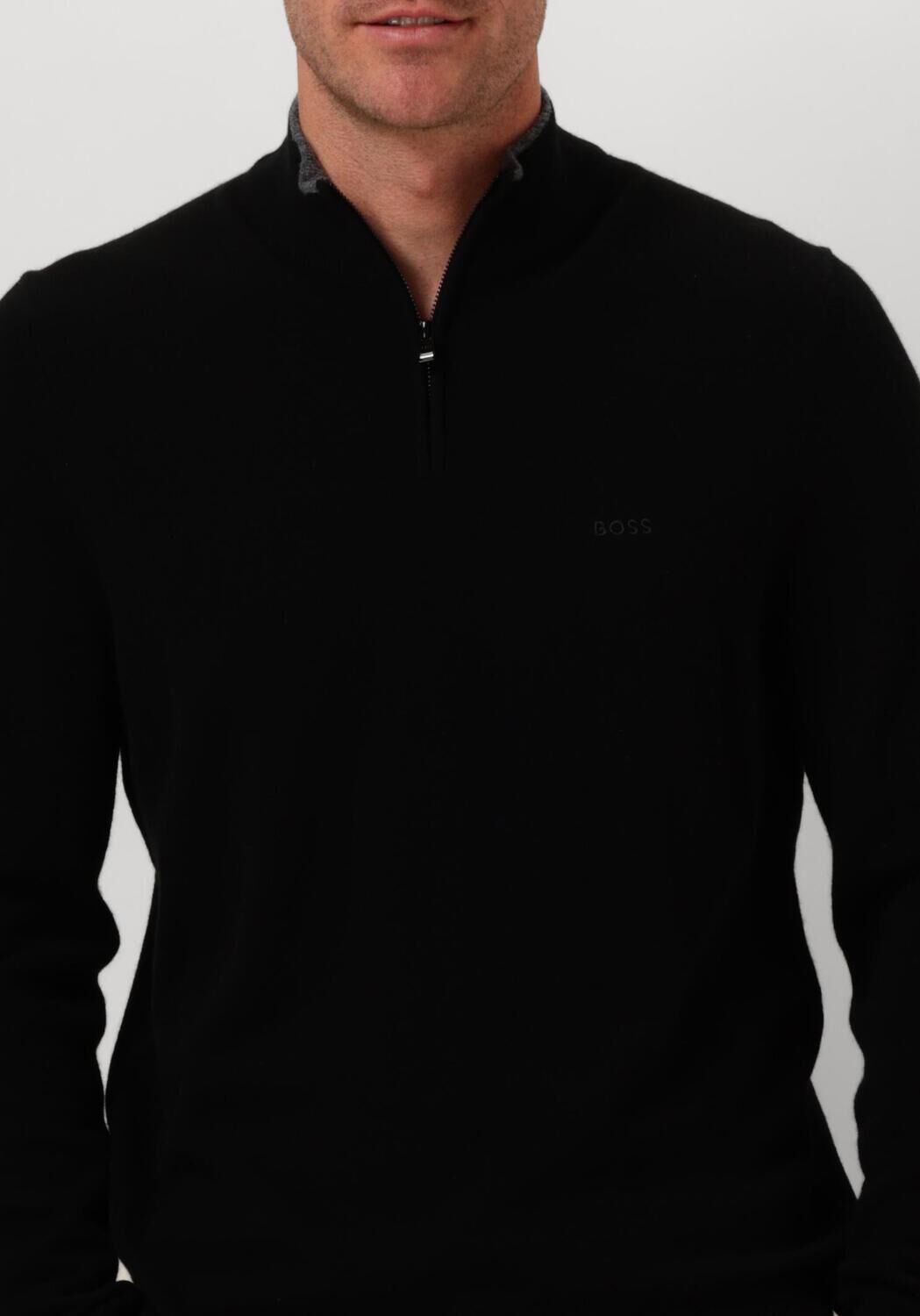BOSS BLACK Heren Truien & Vesten Emarlo Zwart