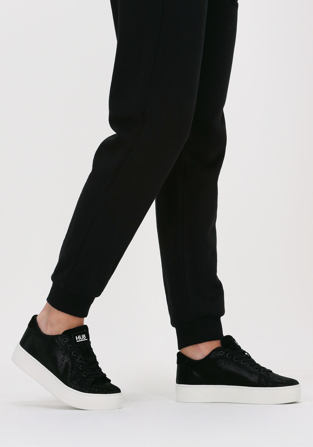 Zwarte HUB Lage sneakers HOOK W PLATEAU - large