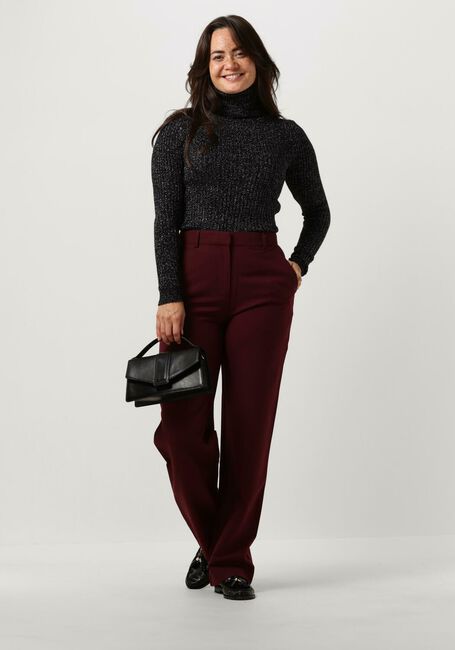 Grijze ACCESS Coltrui LUREX KNITTED TURTLENECK TOP - large