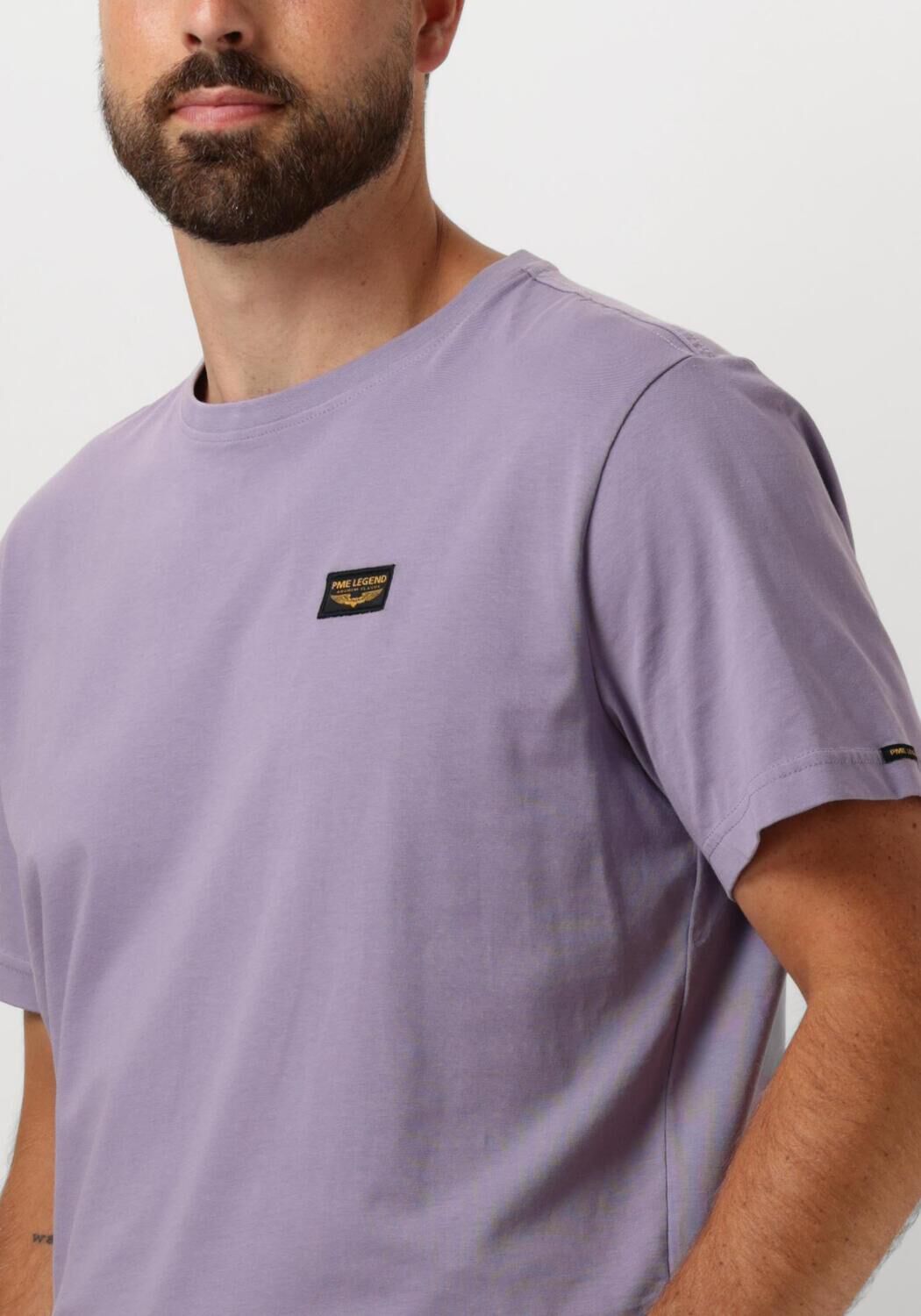 PME LEGEND Heren Polo's & T-shirts Short Sleeve R-neck Guyver Tee Lila