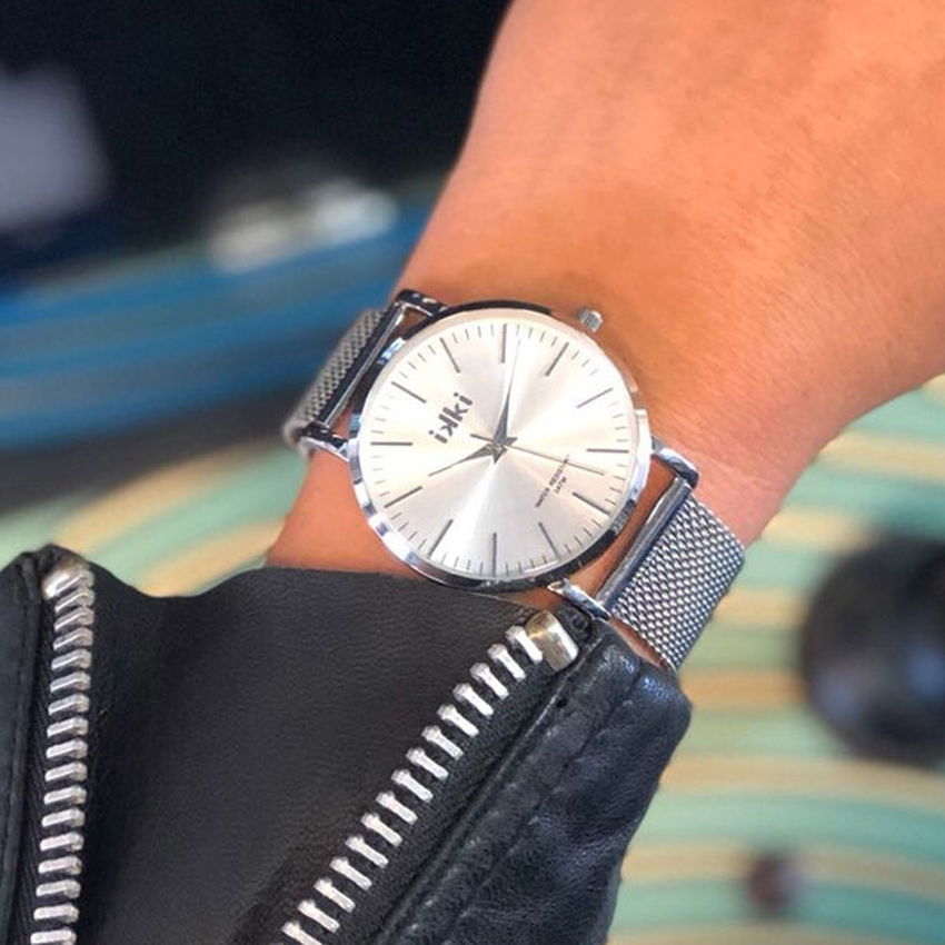 Lastig Onafhankelijk scheren Zilveren IKKI Horloge FLORENCE | Omoda