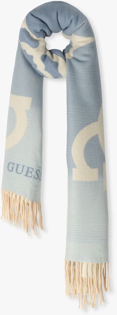 Blauwe GUESS Sjaal SCARF JACQUARD - large