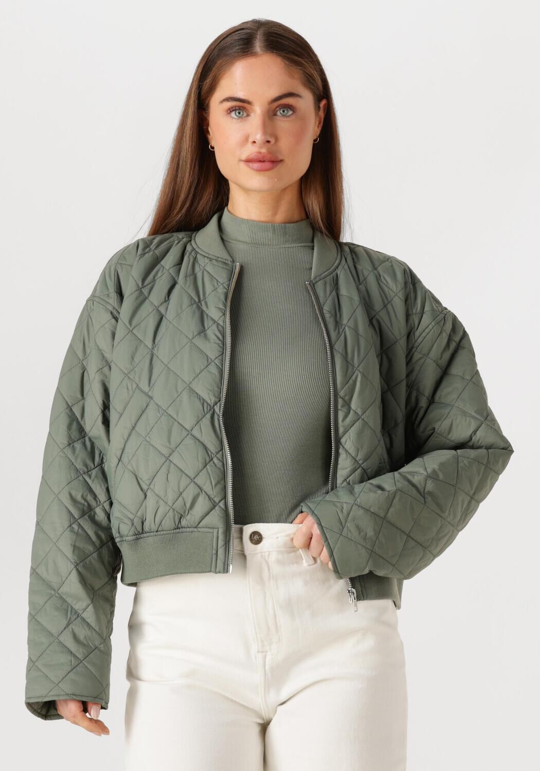 MODSTRÖM Modström Dames Jassen Hankmd Jacket Donkergroen