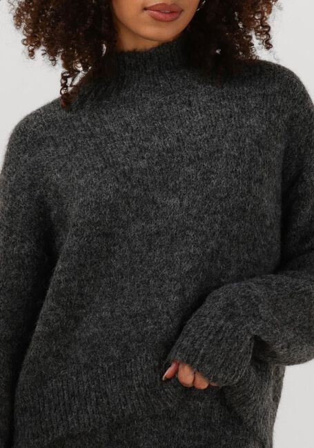 Donkergrijze NEO NOIR Trui PAULINA FLUFFY KNIT BLOUSE - large