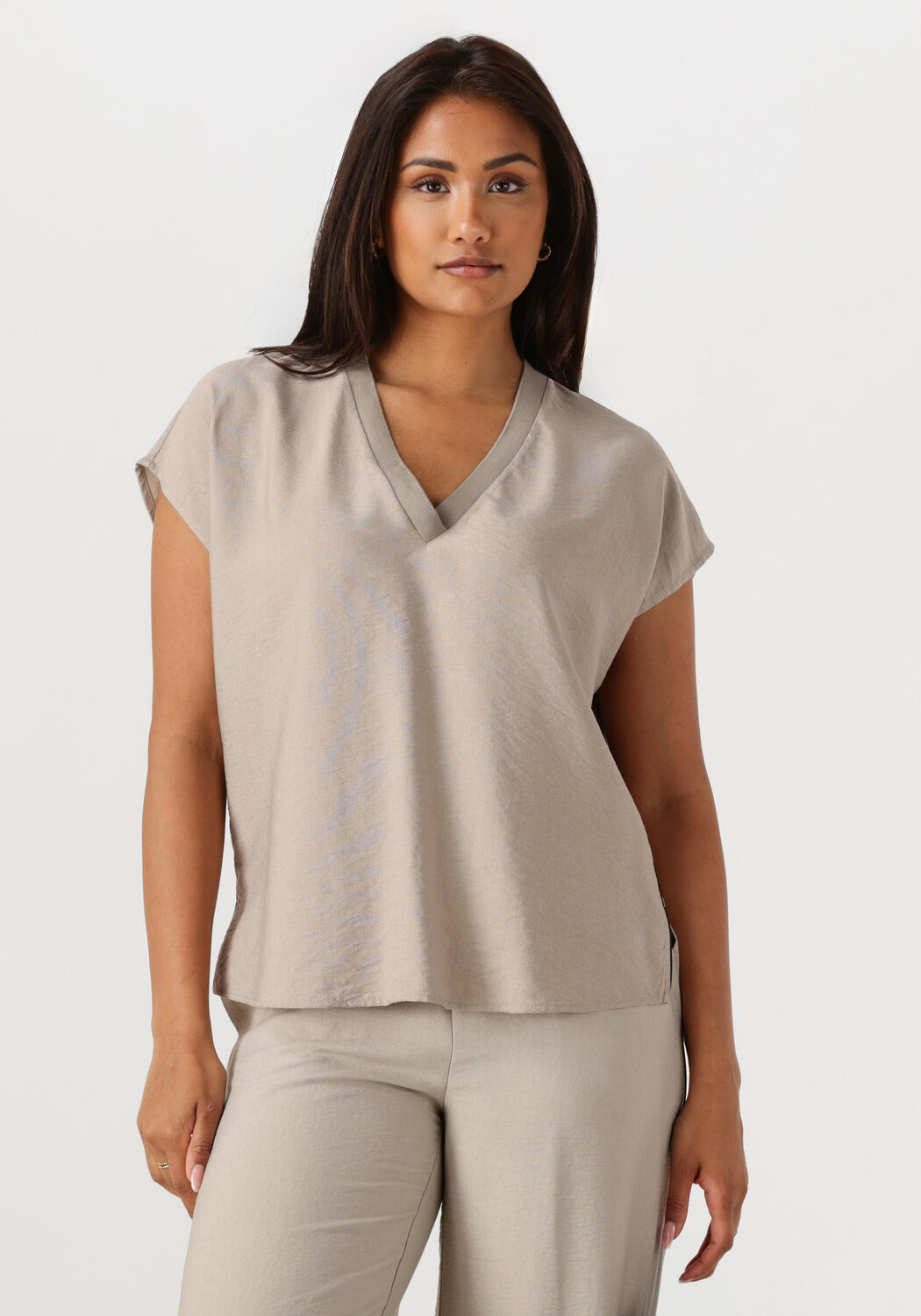 ACCESS Dames Tops & T-shirts 53-2001-396 Beige