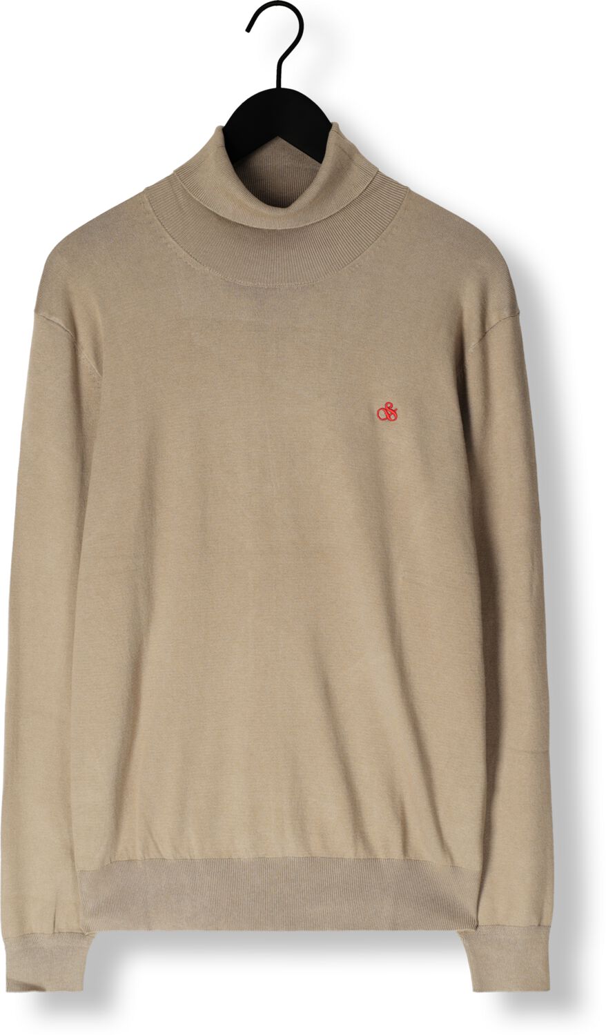 SCOTCH & SODA Heren Truien & Vesten Turtleneck Viscose Sweater Beige