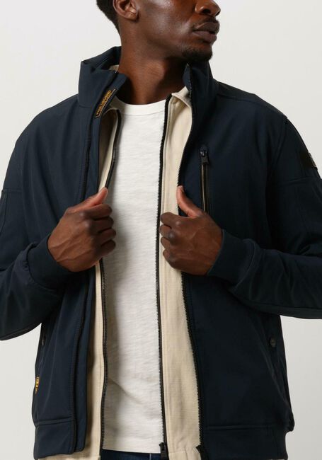 Blauwe PME LEGEND Jack BOMBER JACKET SKYGLIDER SOFTSHELL - large