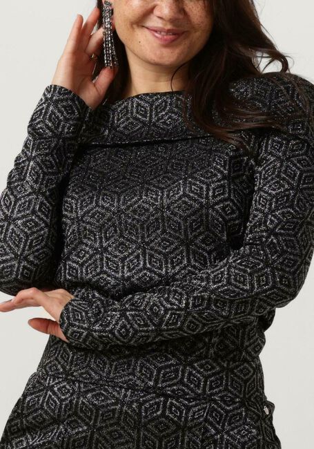 Zwarte MOS MOSH Tops & T-shirts GIRONE LS GLAM BLOUSE - large