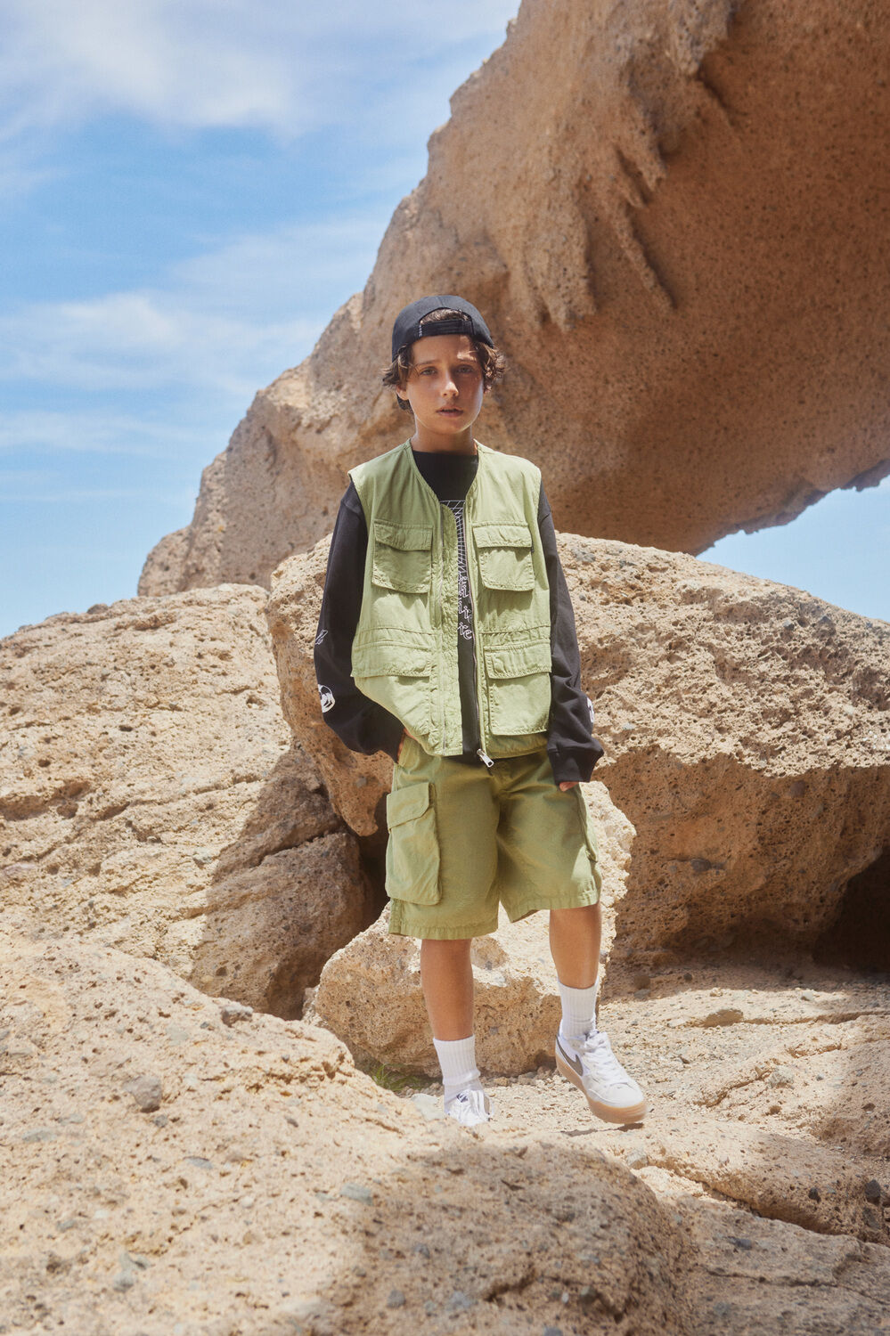 Groene MOLO Korte broek ARGOD - large