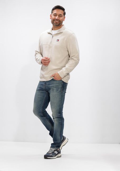 Ecru TOMMY JEANS Trui TJM REG BADGE QZ EXT - large