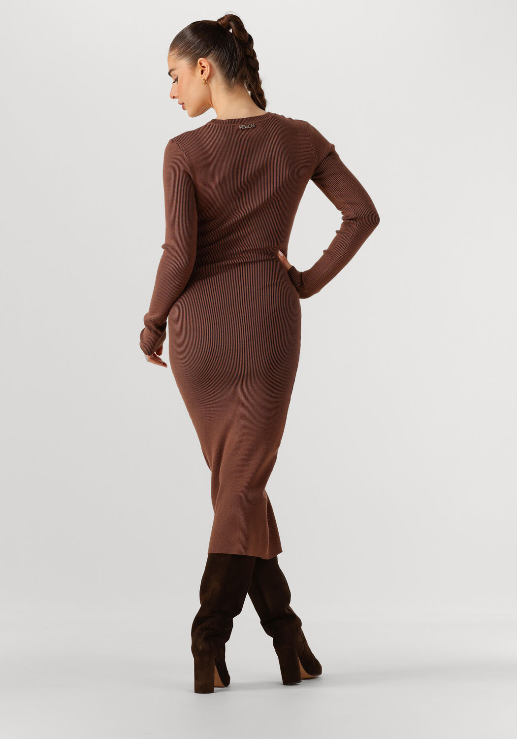 SILVIAN HEACH Dames Jurken Midi Dress Szabo Bruin