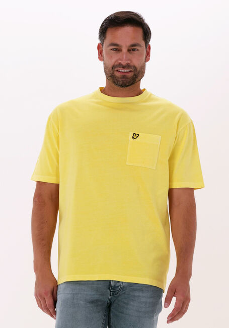 Gele LYLE & SCOTT T-shirt PIGMENT DYE T-SHIRT - large