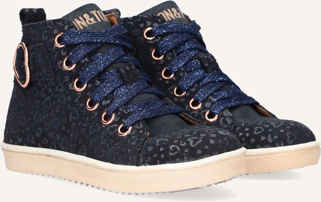 Blauwe TON & TON Hoge sneakers HANZEL Blauwe TON & TON Hoge sneakers HANZEL - large