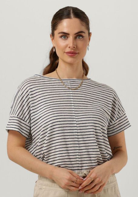 Blauw/wit gestreepte MOSCOW T-shirt 48S-04-LATRICE - large