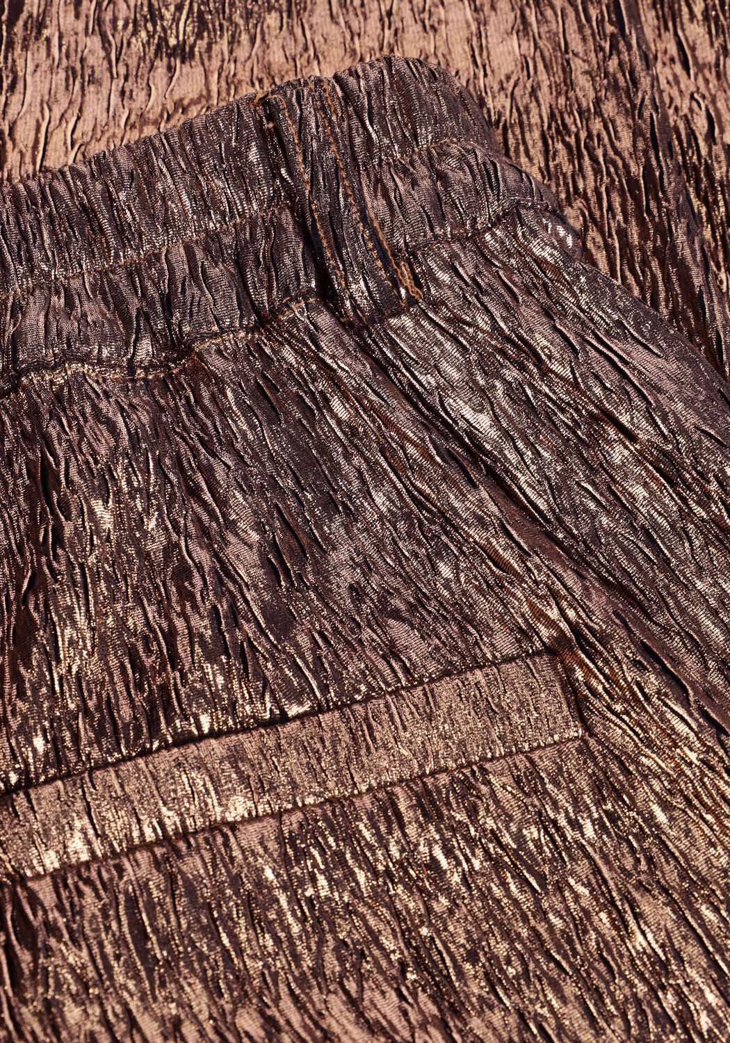 Gouden STUDIO AMAYA Wijde broek ANNA - large