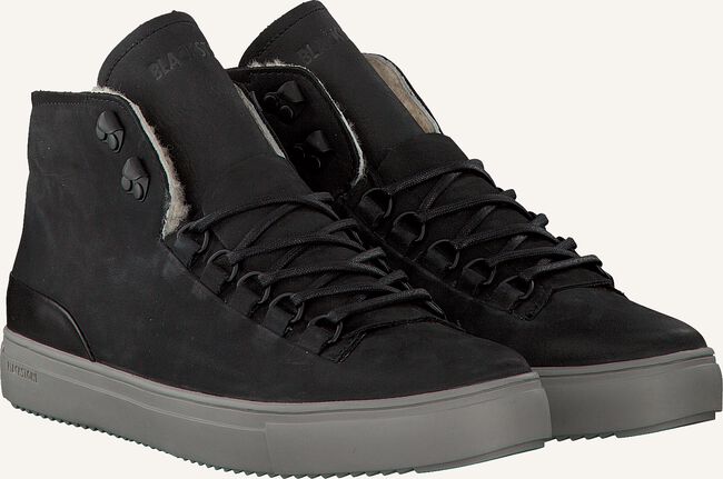 Grijze BLACKSTONE Hoge sneakers OM73 Grijze BLACKSTONE Hoge sneakers OM73 - large