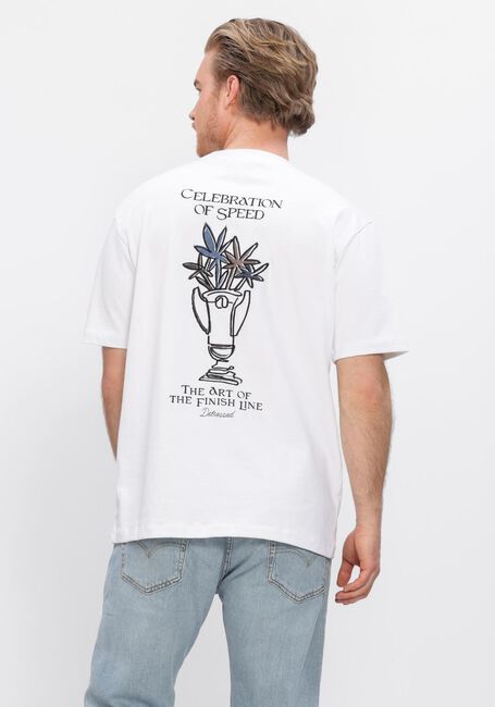 Witte DSTREZZED T-shirt COLLIN ARTWORK TEE - large