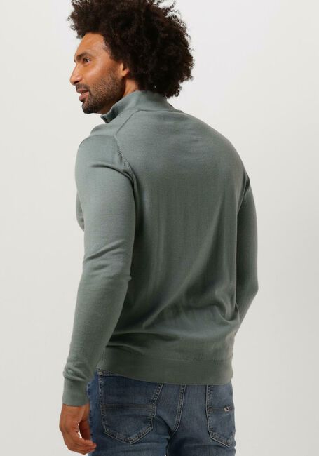 Groene PROFUOMO Trui PULLOVER HALF ZIP - large