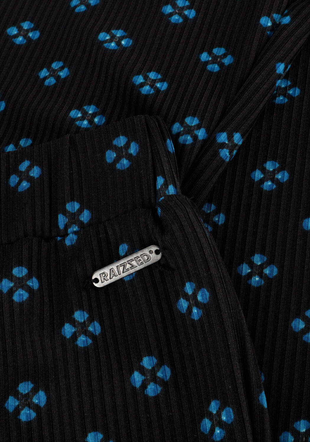 Zwarte RAIZZED Flared broek RIAN - large