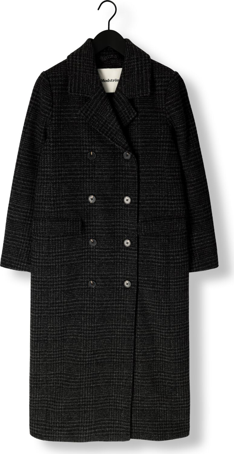 MODSTRÖM Modström Dames Jassen Junipermd Check Coat Donkergrijs