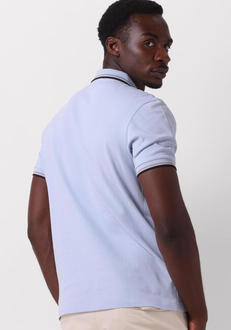 Lichtblauwe FRED PERRY Polo THE TWIN TIPPED FRED PERRY SHIRT - large