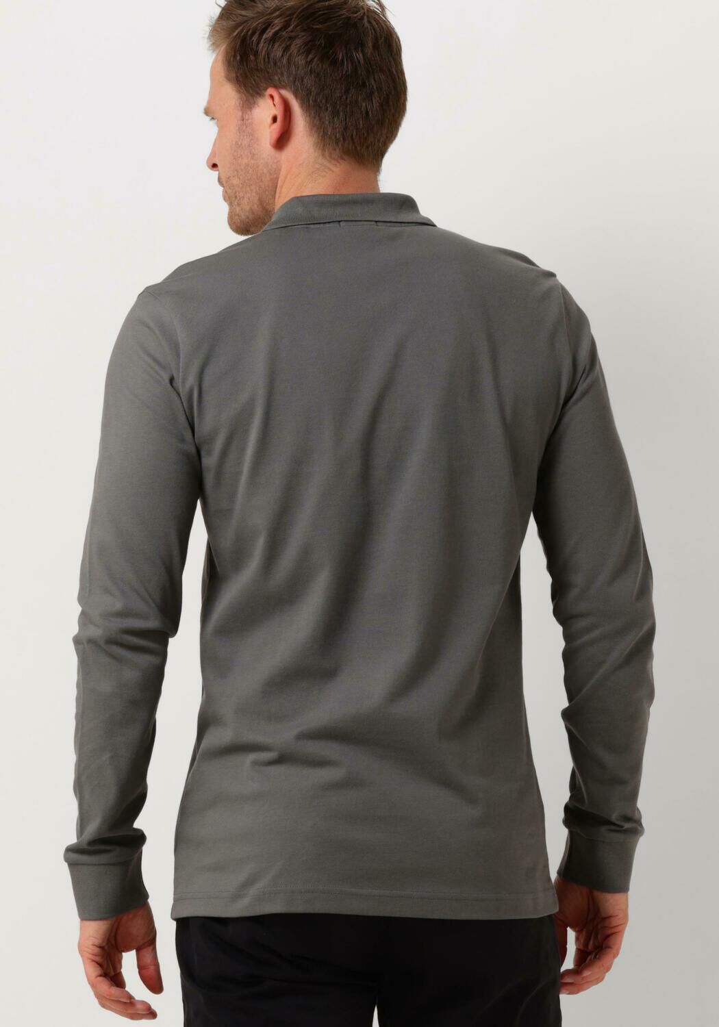 BOSS ORANGE Heren Polo's & T-shirts Passerby Donkergrijs