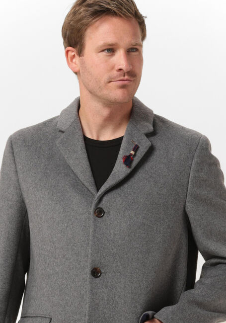 Grijze SCOTCH & SODA Mantel CLASSIC WOOL-BLEND OVERCOAT - large