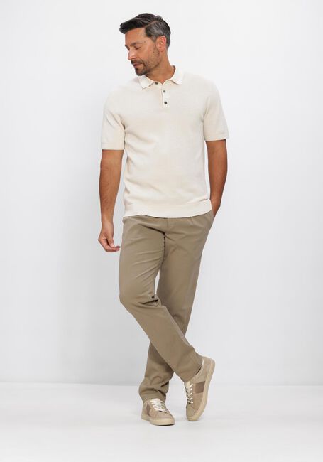 Ecru PROFUOMO Polo POLO SS AERO EASE WAFFLE STRUCTURE - large