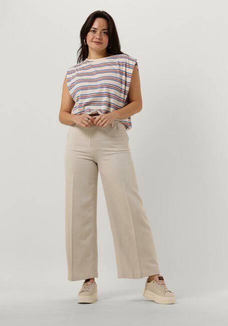 Blauwe BY-BAR Top DIEDE TROPICO STRIPE TOP - large